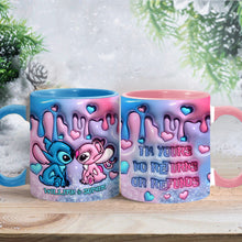 Load image into Gallery viewer, Personalized Ohana Accent Mug Custom Names Gift for Couple