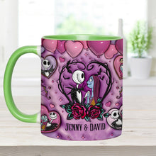 Load image into Gallery viewer, Personalized Nightmare Accent Mug Custom Name Gift for Couples