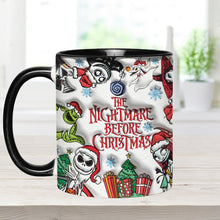 Load image into Gallery viewer, Personalized Nightmare Before Christmas Accent Mug Gift for Halloween & Christmas