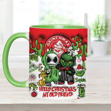 Load image into Gallery viewer, Personalized Grinch Accent Mug Custom Name Christmas Gift