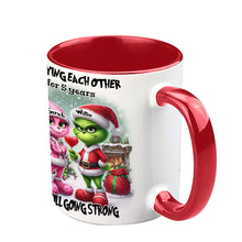 Load image into Gallery viewer, Personalized Accent Mug Annoying Each Other Gift for Couple Christmas