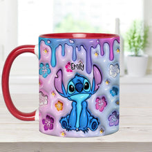 Load image into Gallery viewer, Personalized Ohana Accent Mug Custom Name Gift for Family