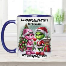 Load image into Gallery viewer, Personalized Accent Mug Annoying Each Other Gift for Couple Christmas