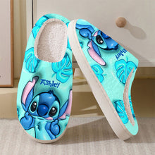 Load image into Gallery viewer, Personalized Ohana Slippers Custom Name Gift for Her