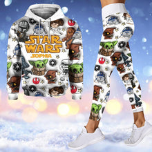 Load image into Gallery viewer, Personalized Star Wars Hoodie and Leggings Set Custom Name Gift
