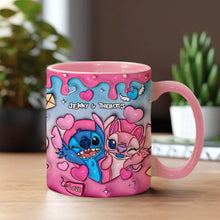 Load image into Gallery viewer, Personalized Ohana Accent Mug Custom Names Gift for Couples