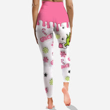 Load image into Gallery viewer, Personalized Christmas Grinch Hoodie and Leggings Set Gift