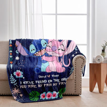 Load image into Gallery viewer, Personalized Ohana Blanket Custom Name Gift for Couples