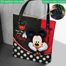Load image into Gallery viewer, Personalized Mickey Mouse Tote Bag Custom Name Gift for Mom