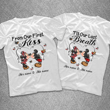 Load image into Gallery viewer, Personalized Mouse T-shirt & Hoodie Couple Gift Vows for Wedding Anniversary