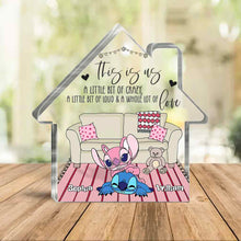 Load image into Gallery viewer, Personalized Ohana Acrylic Plaque Custom Name Home Decor Gift