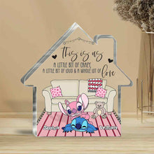 Load image into Gallery viewer, Personalized Ohana Acrylic Plaque Custom Name Home Decor Gift