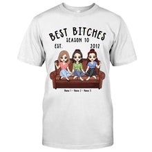 Load image into Gallery viewer, Personalized Bestie T-shirt and Hoodie Gift for Friends