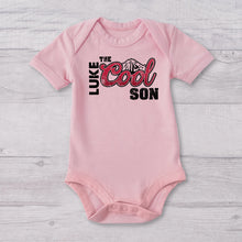 Load image into Gallery viewer, Personalized Cool Dad & Baby Onesie Set Custom Gift for Father