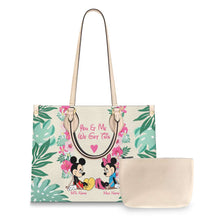 Load image into Gallery viewer, Personalized Leather Handbag with Mickey & Minnie Design for Couples