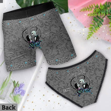 Load image into Gallery viewer, Personalized Lace Border Briefs and Boxer Briefs for Couples