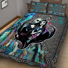 Load image into Gallery viewer, Personalized Nightmare Quilt Set Custom Name Halloween Gift