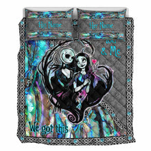Load image into Gallery viewer, Personalized Nightmare Quilt Set Custom Name Halloween Gift
