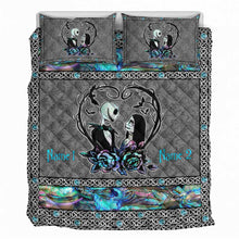 Load image into Gallery viewer, Personalized Horror-Themed Quilt Set Custom Names Unique Gift