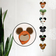 Load image into Gallery viewer, Personalized Mouse Ears Garland - 6 Piece Home Decor for Christmas