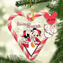 Load image into Gallery viewer, Personalized Christmas Couple Ornament Custom Names Gift
