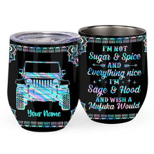 Load image into Gallery viewer, Personalized Stainless Steel Wine Tumbler Custom Name Gift