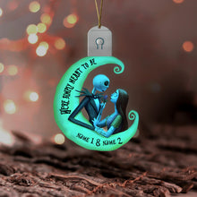 Load image into Gallery viewer, Personalized LED Acrylic Ornament for Couples Christmas Gift