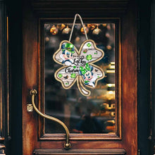Load image into Gallery viewer, Personalized Lucky Charm Wood Sign for St. Patrick's Day Gift