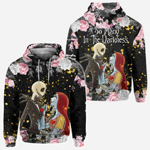 Load image into Gallery viewer, Personalized Nightmare Couples All Over Hoodie Custom Design Gift
