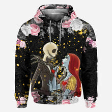 Load image into Gallery viewer, Personalized Nightmare Couples All Over Hoodie Custom Design Gift