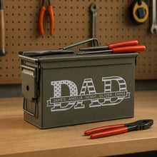 Load image into Gallery viewer, Personalized Dad Ammo Box Custom Name Gift for Father's Day