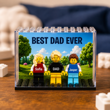 Load image into Gallery viewer, Custom Minifigure Building Blocks Gift for Graduation Family