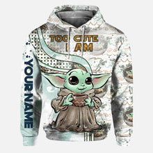 Load image into Gallery viewer, Personalized Too Cute I Am Hoodie and Leggings Set for Kids