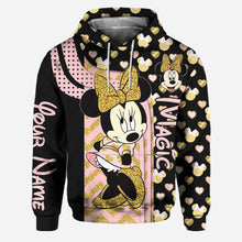 Load image into Gallery viewer, Personalized Minnie Mouse Hoodie and Leggings Set for Kids