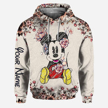Load image into Gallery viewer, Personalized Mickey Mouse Hoodie and Leggings Set for Women