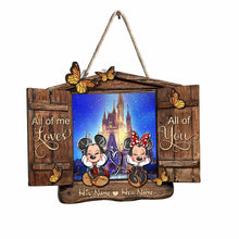 Load image into Gallery viewer, Personalized All Of Me Loves All Of You Wood Sign Gift for Couple