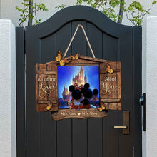 Load image into Gallery viewer, Personalized All Of Me Loves All Of You Wood Sign Gift for Couple