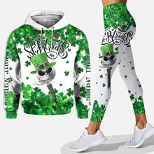 Load image into Gallery viewer, Personalized St. Patrick's Day Hoodie and Leggings Set with Custom Name