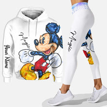 Load image into Gallery viewer, Personalized Hoodie and Leggings Set with Magic Mouse Design for Kids