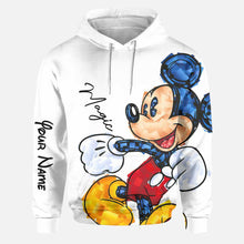 Load image into Gallery viewer, Personalized Hoodie and Leggings Set with Magic Mouse Design for Kids