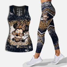 Load image into Gallery viewer, Personalized Magic Mouse Ears Hollow Tank Top & Leggings Gift