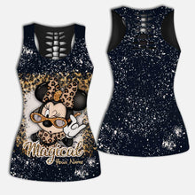 Load image into Gallery viewer, Personalized Magic Mouse Ears Hollow Tank Top & Leggings Gift