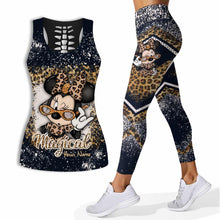 Load image into Gallery viewer, Personalized Magic Mouse Ears Hollow Tank Top & Leggings Gift