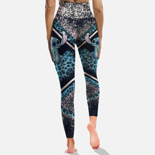 Load image into Gallery viewer, Personalized Ohana Hollow Tank Top & Leggings Set for Women
