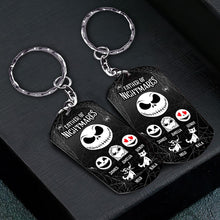 Load image into Gallery viewer, Personalized Father Of Nightmares Stainless Steel Keychain Gift for Dad