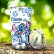 Load image into Gallery viewer, Personalized Ohana Tumbler - Custom 3D Drinkware for Family