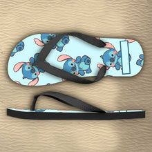 Load image into Gallery viewer, Personalized Ohana Flip Flops Custom Name Summer Gift for Kids