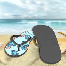Load image into Gallery viewer, Personalized Ohana Flip Flops Custom Name Summer Gift for Kids