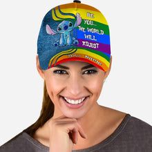 Load image into Gallery viewer, Personalized LGBT Support Classic Cap Custom Name Gift