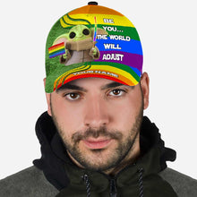 Load image into Gallery viewer, Personalized LGBT Support Classic Cap with Custom Name